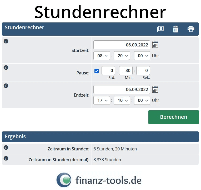 stundenrechner